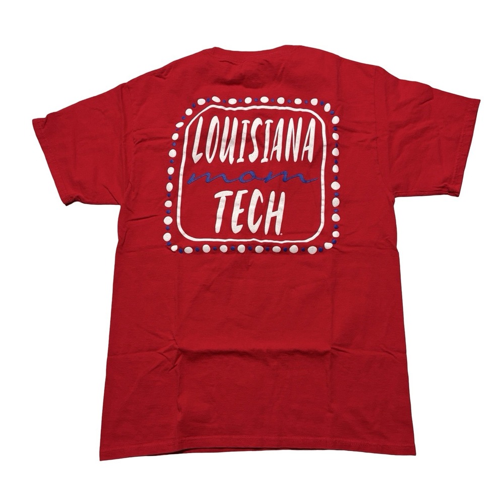 Champion x Louisiana Tech Bulldogs Unisex Graphic T Shirt Size Medium 18 x 27